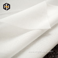 Soft white tricot mesh lining fabric for garment